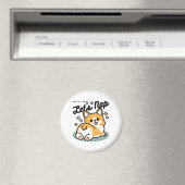 Hintern zuerst, Let's Nickerchen - Niedlicher Corg Magnet (In Situ (Geschirrspüler))