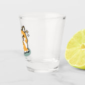 Hintern zuerst, Let's Nickerchen - Niedlicher Corg Schnapsglas (Rechts)