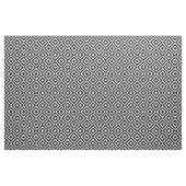 Hinterro Schwarz-weißes Ikat-Diamantquadratmuster Stoff (Yard (91,4 cm))