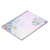 Hinterromantischer Schmetterling Notizblock (Linke Seite)