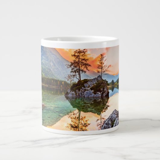 Hintersee, Bayern, Deutschland Jumbo-Tasse (Vorderseite)