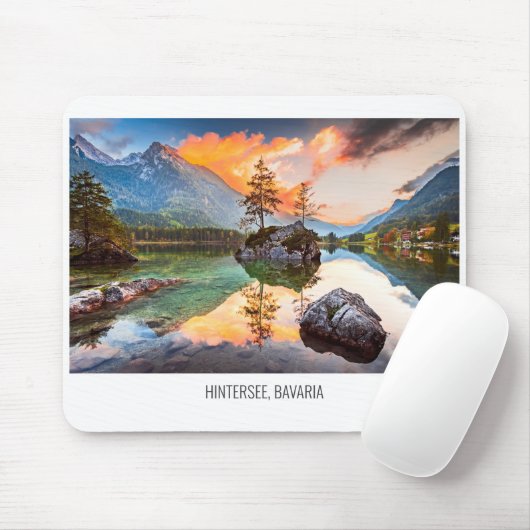 Hintersee, Bayern, Deutschland Mousepad (Mit Mouse)