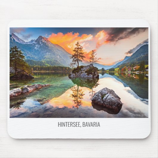 Hintersee, Bayern, Deutschland Mousepad (Vorne)