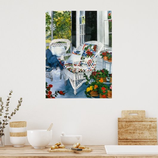 Hinterseite Poster (Küche)