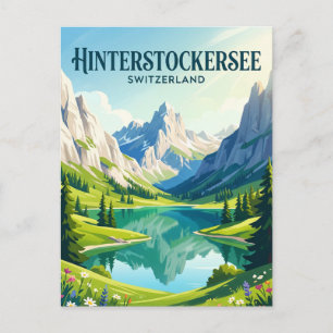 Hinterstockersee Schweiz Postkarte