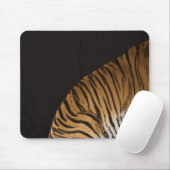 Hinterteil des Tigers auf Plattform Mousepad (Mit Mouse)
