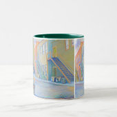 Hintertür-Tasse Zweifarbige Tasse (Mittel)