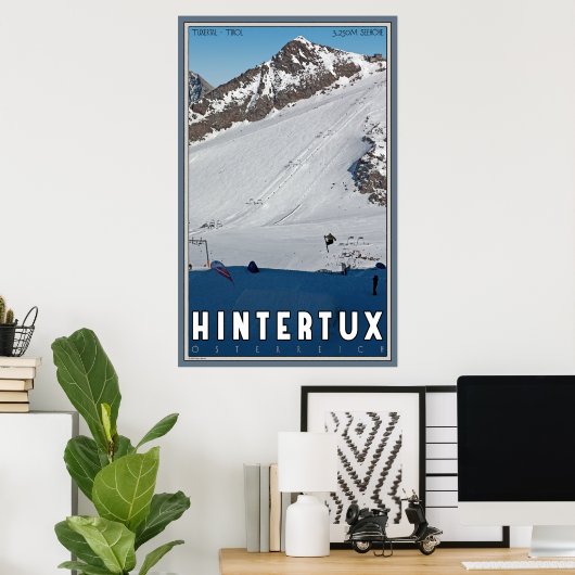 Hintertux Big Air Poster (Heimbüro)