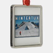 Hintertux - der Gefrorene Stab Silbernes Ornament (Rechts)
