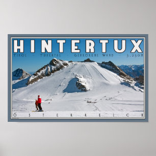 Hintertux - die Gefrorene Wand Poster