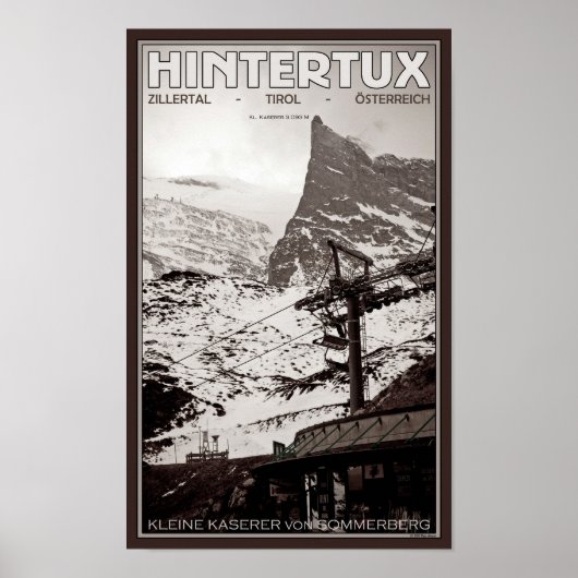 Hintertux - Kleine Kaserer Poster (Vorne)