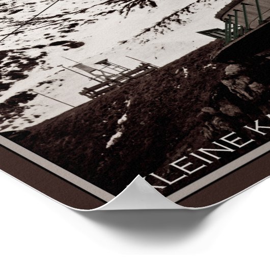 Hintertux - Kleine Kaserer Poster (Ecke)