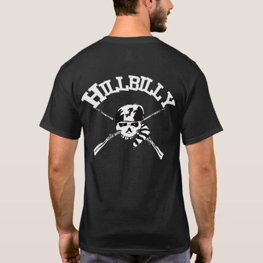 Hinterwäldler-Knochen T-Shirt (Rückseite)
