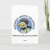 Hinterwäldler-Zombie-Halloween-Karte Karte (Rückseite)