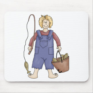 Hinterwäldlerfischen Mousepad