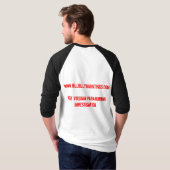 HinterwäldlerHauntings 3/4 Hülse im Schwarzen T-Shirt (Schwarz voll)