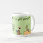 Hinterwelle auf Spät- Fernsehen Kaffeetasse (VorderseiteRechts)