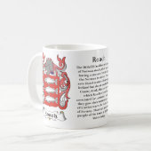 Hinterwelle, der Ursprung, Bedeutung und das Kaffeetasse (Vorderseite Links)