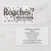 Hinterwelleexterminator-Anzeige Visitenkarte (Vorne/Hinten)