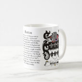 Hinton Familien-Wappen Tasse (VorderseiteRechts)