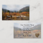 Hinunter den Berg Visitenkarte (Vorne/Hinten)