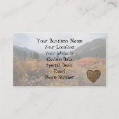 Hinunter den Berg Visitenkarte (Rückseite)