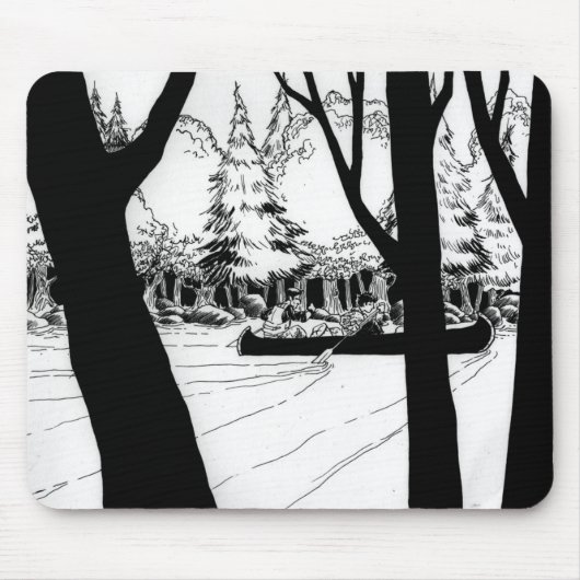Hinunter den Fluss Mousepad (Vorne)