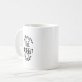 Hinunter den Kaninchenbau Kaffeetasse (Vorderseite Links)