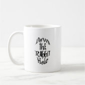 Hinunter den Kaninchenbau Kaffeetasse (Links)