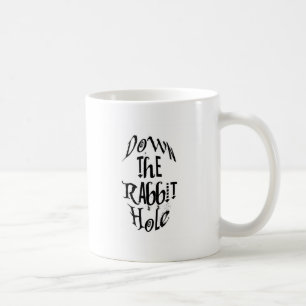 Hinunter den Kaninchenbau Kaffeetasse