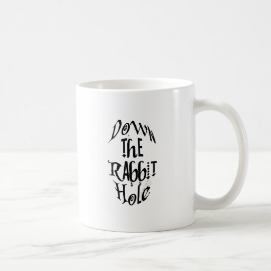 Hinunter den Kaninchenbau Kaffeetasse (Rechts)