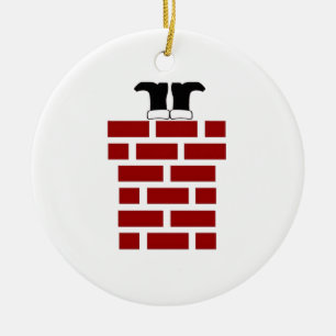 Hinunter die Kamin-Verzierung Keramik Ornament