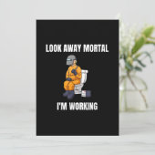 Hinweg Mortal im Working Welding Welder Ankündigung (Stehend Vorderseite)