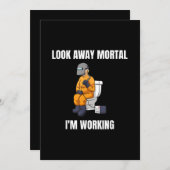 Hinweg Mortal im Working Welding Welder Ankündigung (Vorne/Hinten)