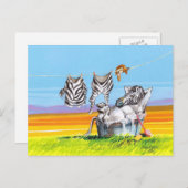 Hinwegziehen Postkarte (Vorne/Hinten)