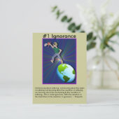 Hinweis #1 Ignoranz - von der abhängigen Entstehun Postkarte (Stehend Vorderseite)