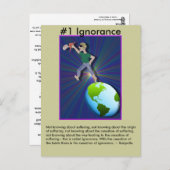 Hinweis #1 Ignoranz - von der abhängigen Entstehun Postkarte (Vorne/Hinten)