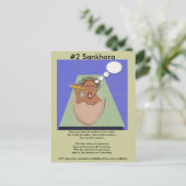 Hinweis #2 Sankhara - von der abhängigen Entstehun Postkarte (Stehend Vorderseite)