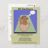 Hinweis #2 Sankhara - von der abhängigen Entstehun Postkarte (Vorne/Hinten)