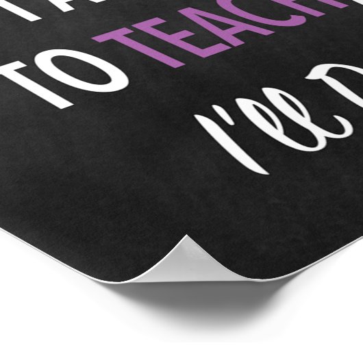 Hinweis an alle Schüler/innen Lehrerposter Poster (Ecke)