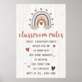 Hinweis an alle Schüler Poster für das Klassenzimm