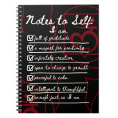 Hinweis an sich: Root Chakra Affirmation Journal Notizblock (Vorderseite)