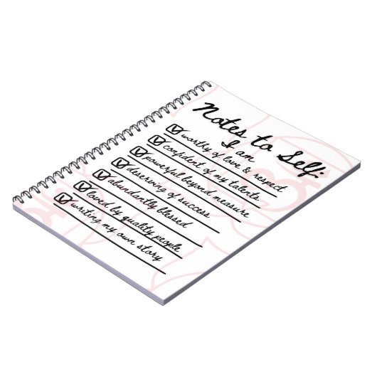 Hinweis an sich: Root Chakra Affirmations Journal Notizblock (Linke Seite)