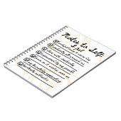 Hinweis an sich: Sacral-Chakra-Affirmations-Journa Notizblock (Linke Seite)