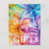 Hinweis auf die Geschenkkarte Ethereal Bloom Begleitkarte (Vorderseite)