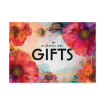 Hinweis auf Geschenke Scharlachrot Elegante