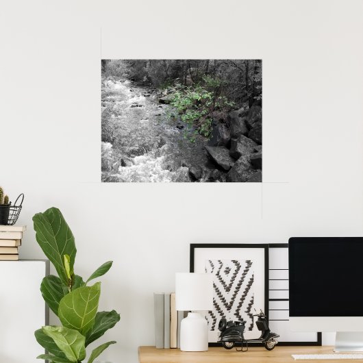 Hinweis auf Grün Poster (Heimbüro)