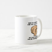 Hinweis auf Idiots Funny Mug Kaffeetasse (VorderseiteRechts)