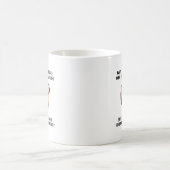 Hinweis auf Idiots Funny Mug Kaffeetasse (Mittel)