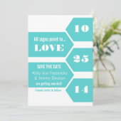 Hinweis auf Liebe Ankündigung Datum freihalten (Stehend Vorderseite)